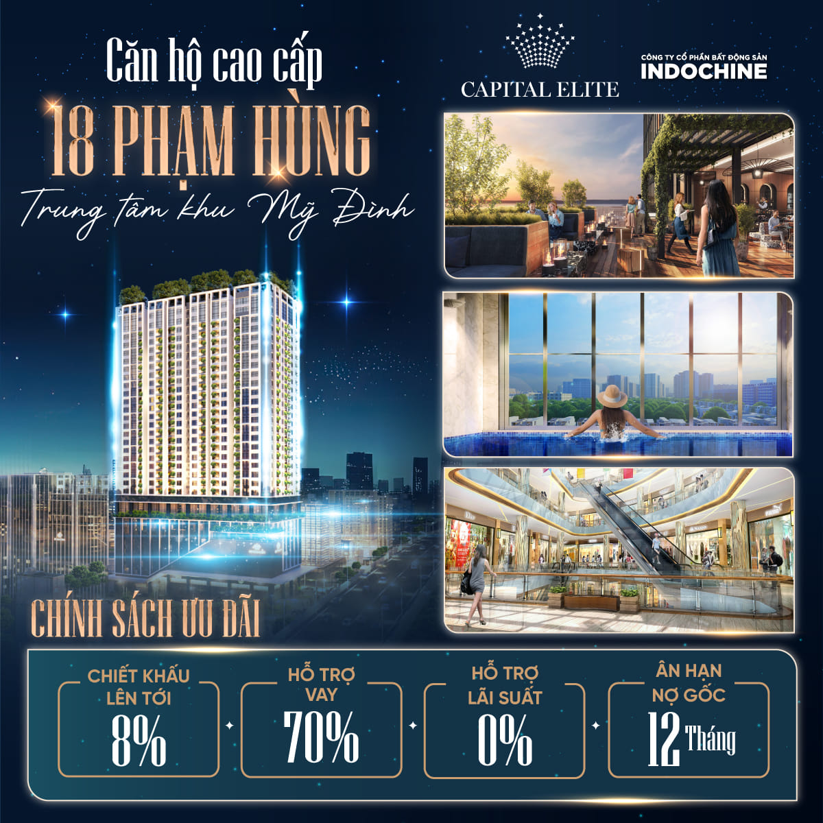Tiện ích chung cư Capital Elite