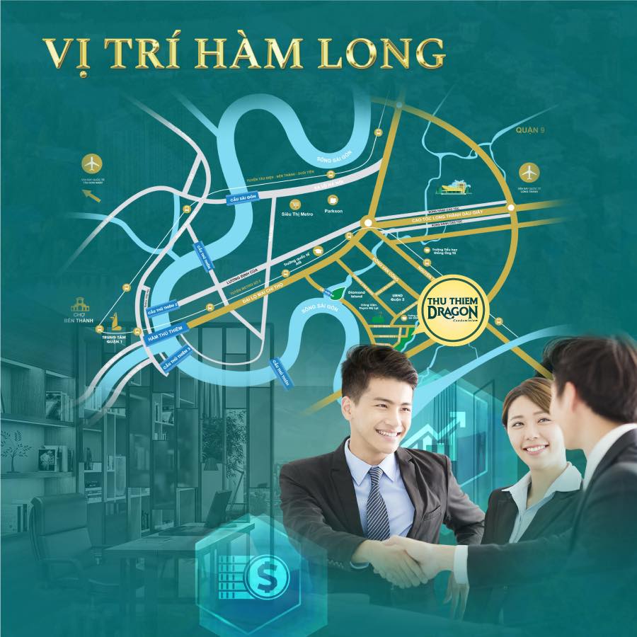 Vị trí Thủ Thiêm Dragon