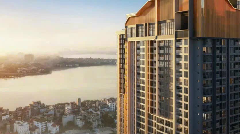 Duplex toà căn hộ Heritage West Lake view Hồ Tây