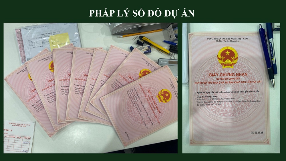 Sổ đỏ KĐT Bavella Lạc Ngàn Phú Thọ