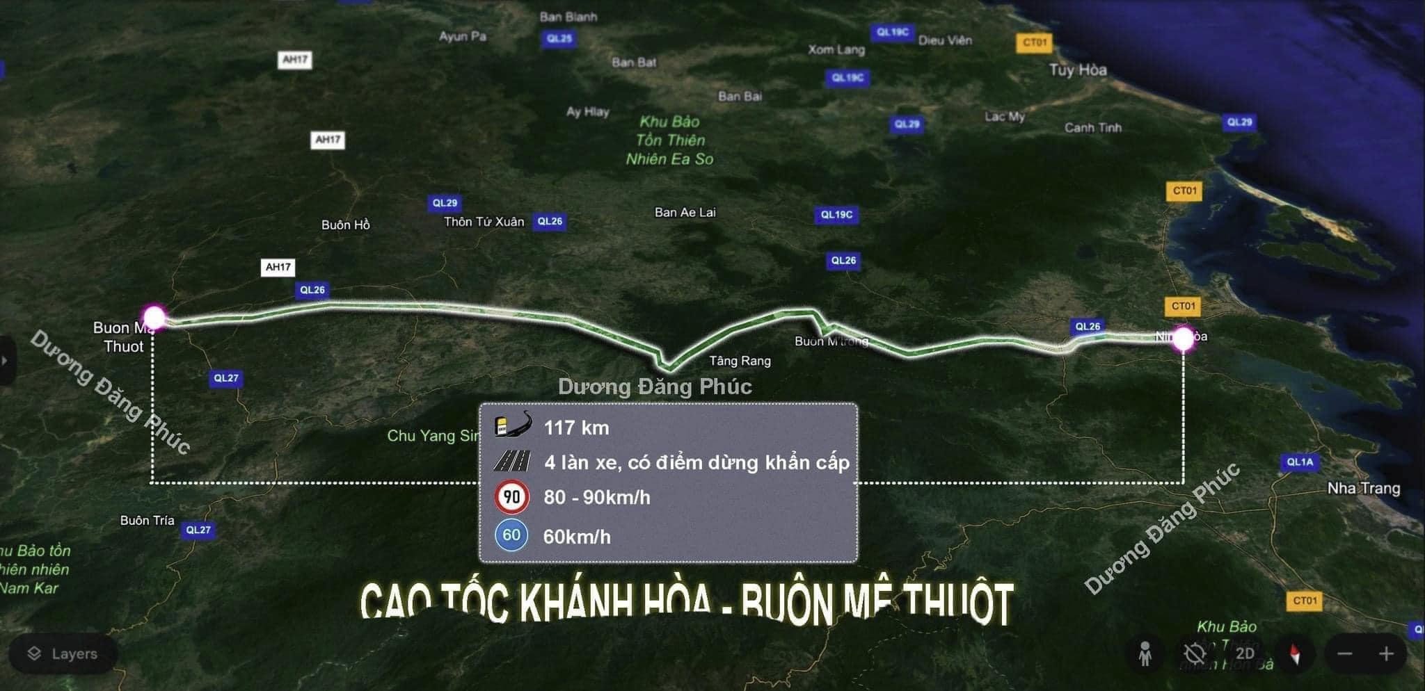 CAO TỐC KHÁNH HÒA - BUÔN MÊ THUỘT