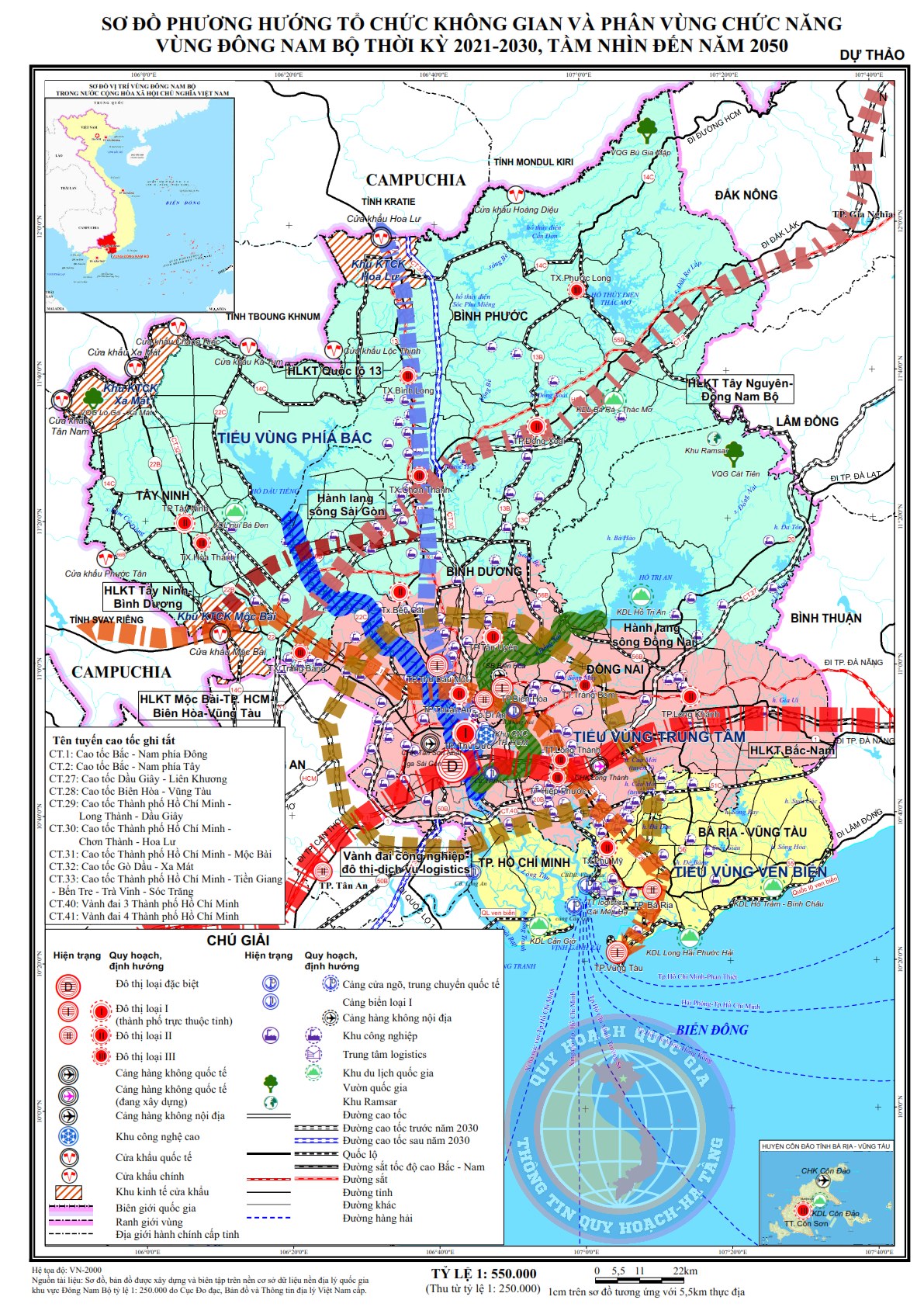 PHÊ DUYỆT QUY HOẠCH VÙNG ĐÔNG NAM BỘ ĐẾN NĂM 2050