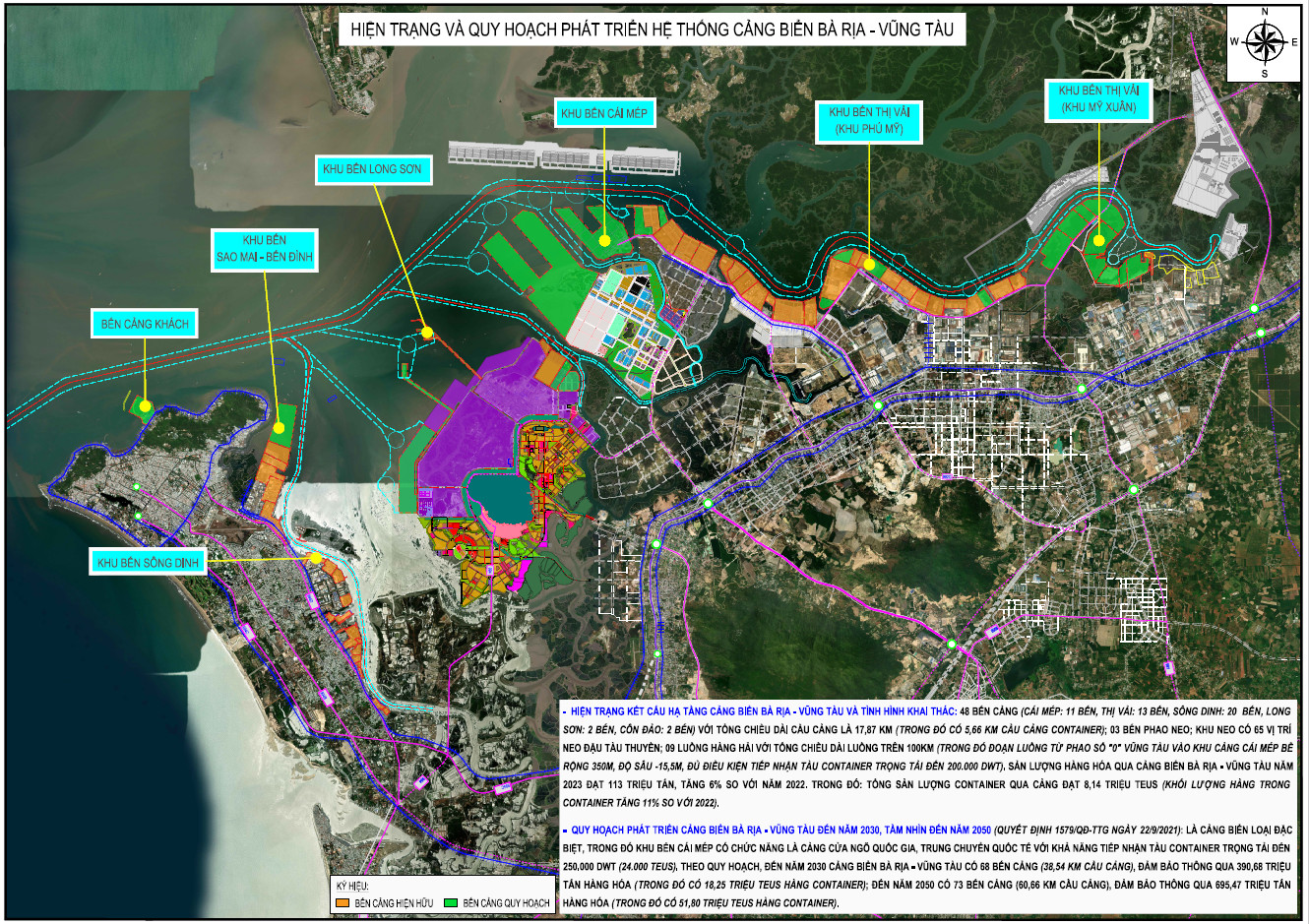 Quy hoạch hệ thống cảng biển tại Bà Rịa Vũng Tàu