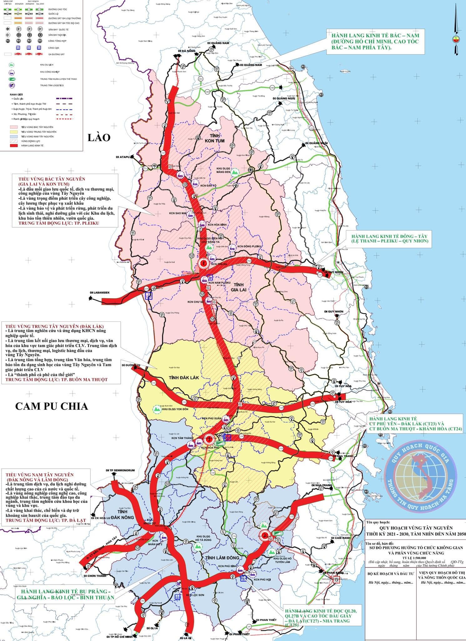 TÂY NGUYÊN SẼ CÓ 8 TUYẾN CAO TỐC VỚI TỔNG CHIỀU DÀI 830 KM