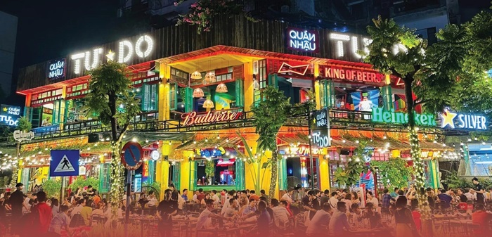 hệ thống quán nhậu Tự Do