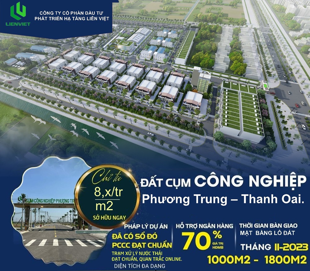 GIÁ SHOPHOUSE ĐẤT CÔNG NGHIỆP THANH OAI