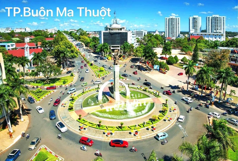 THỐNG KÊ CÁC ĐÔ THỊ LỚN NHẤT TẠI 5 TỈNH TÂY NGUYÊN.