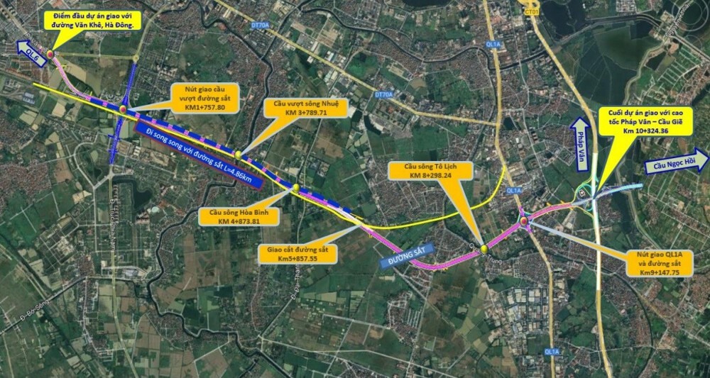 Vành đai 3,5 qua huyện Thanh Trì