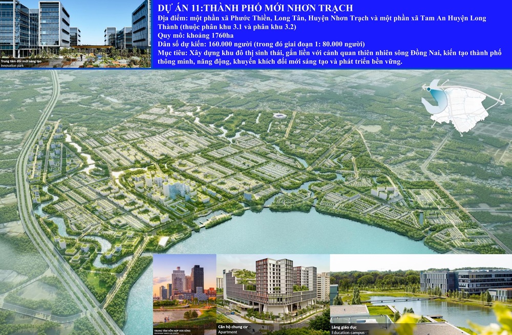 Đồng Nai sẽ có thêm thành phố Long Thành và Nhơn Trạch