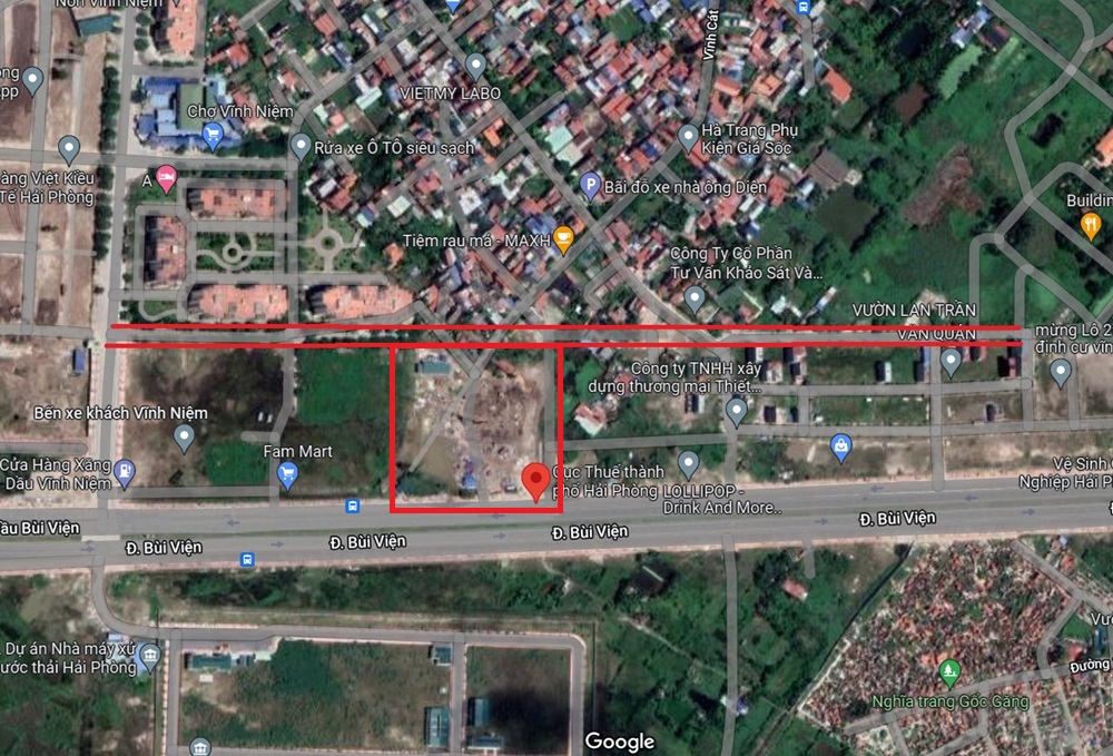 Dự án đầu tư xây dựng khu nhà ở tại phường Vĩnh Niệm Hải Phòng