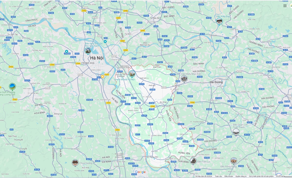 Giá đất Hưng Yên đang là vùng trũng bất động sản giá trị