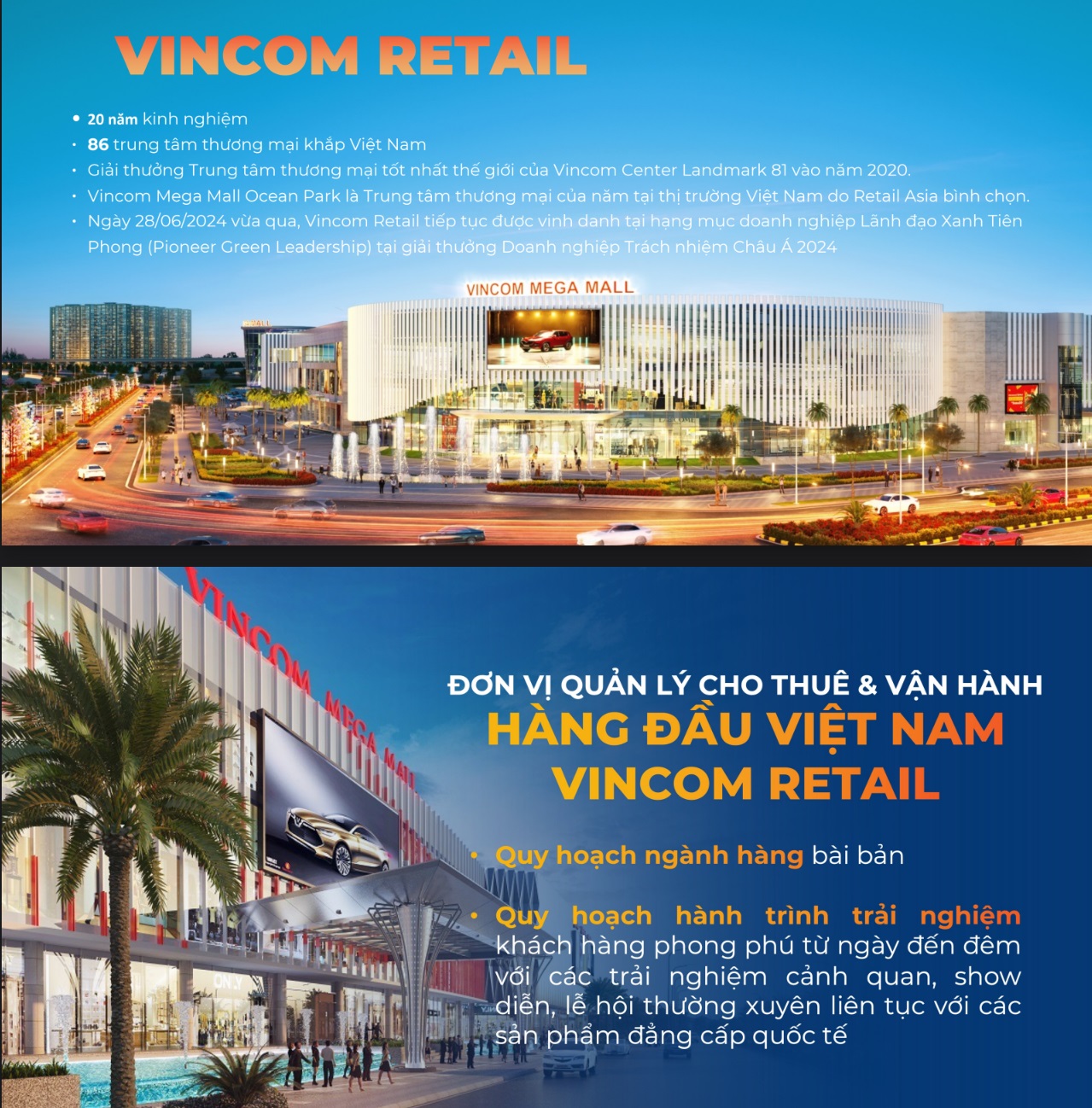 Quản lí vận hành Vincom Retail
