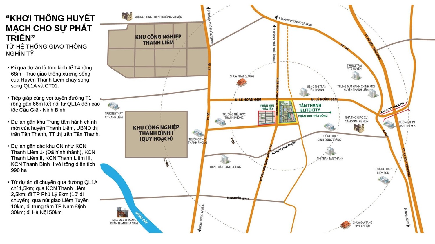 Vị trí Tân Thanh Elite City