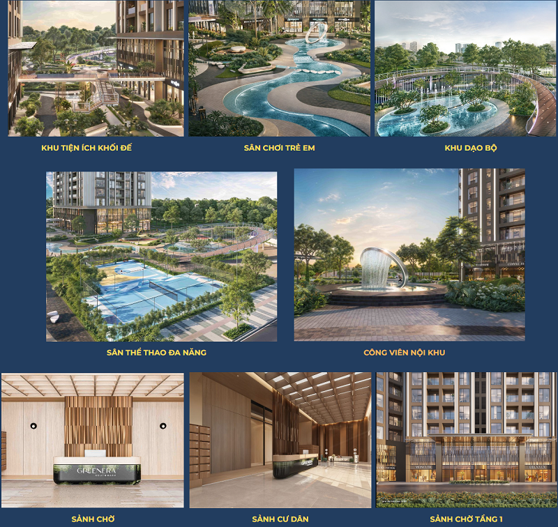 Tiện ích Chung cư Greenera Southmark 486 Ngọc Hồi, Văn Điển, Thanh Trì, Hà Nội