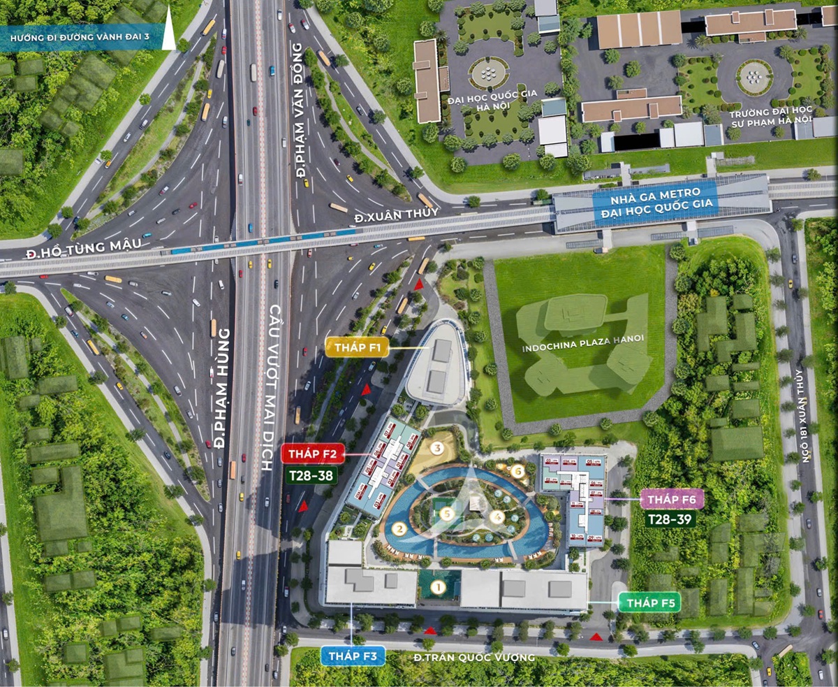 Tiện ích Sun Feliza Suites Cầu Giấy