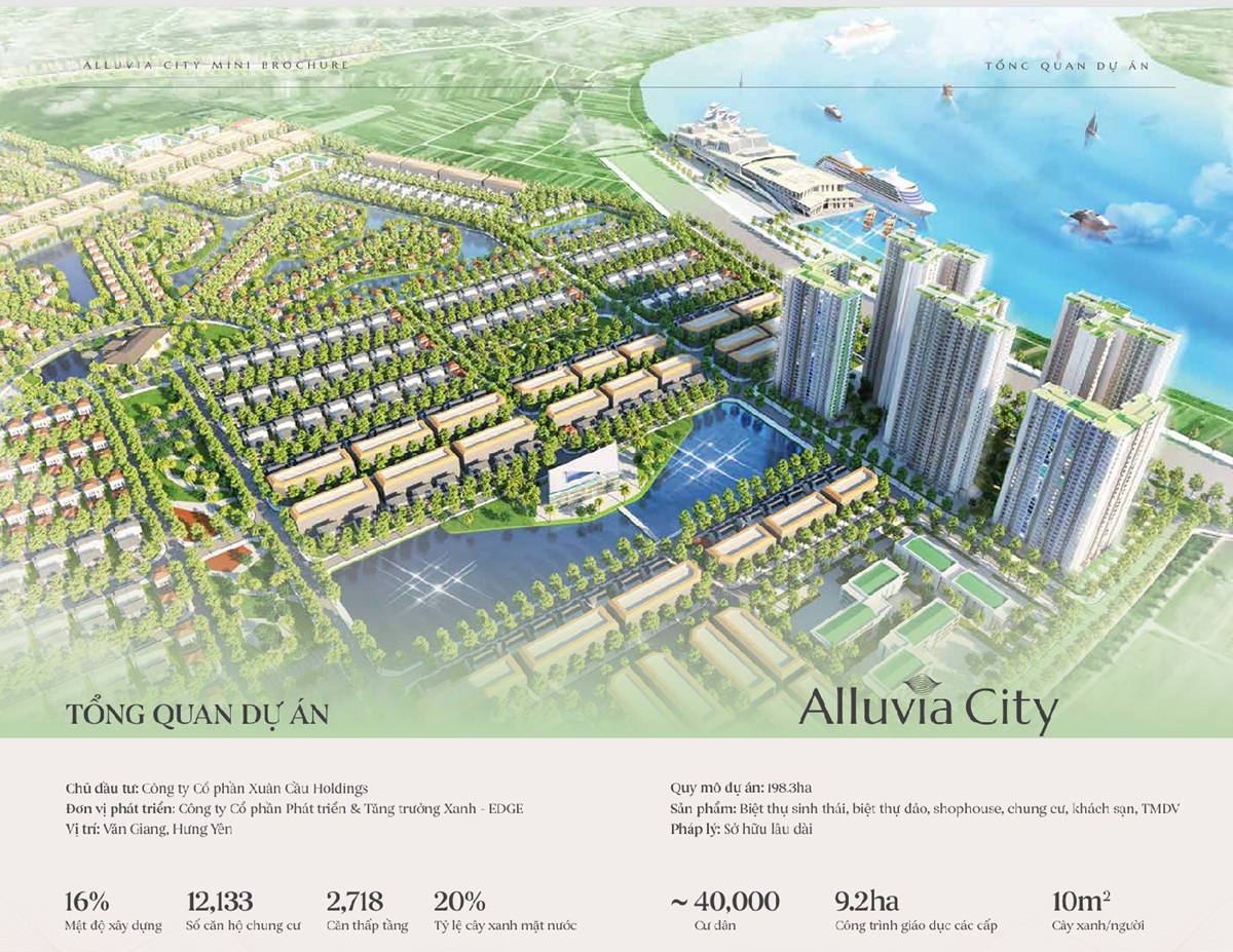 Alluvia City Hưng Yên CĐT Xuân Cầu Holdings