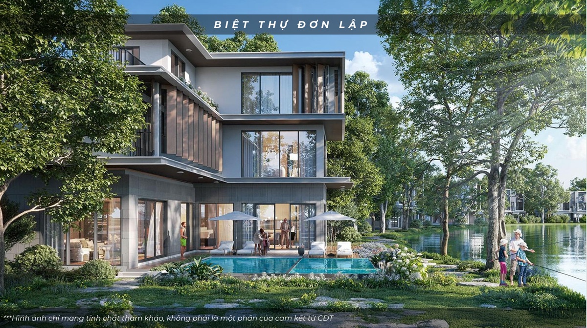 Biệt thự đơn lập mặt hồ Alluvia City Văn Giang Hưng Yên của Xuân Cầu
