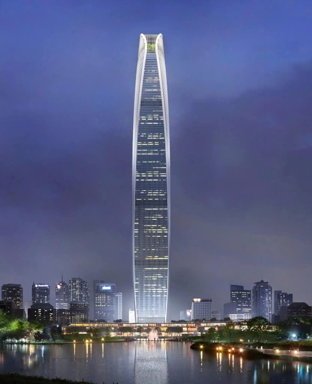 Tháp tài chính 108 tầng thành phố thông minh smart city của BGR