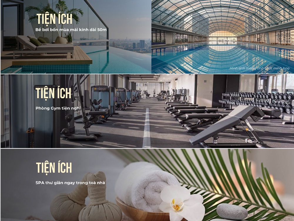 Tiện ích căn hộ Sun Centro Town