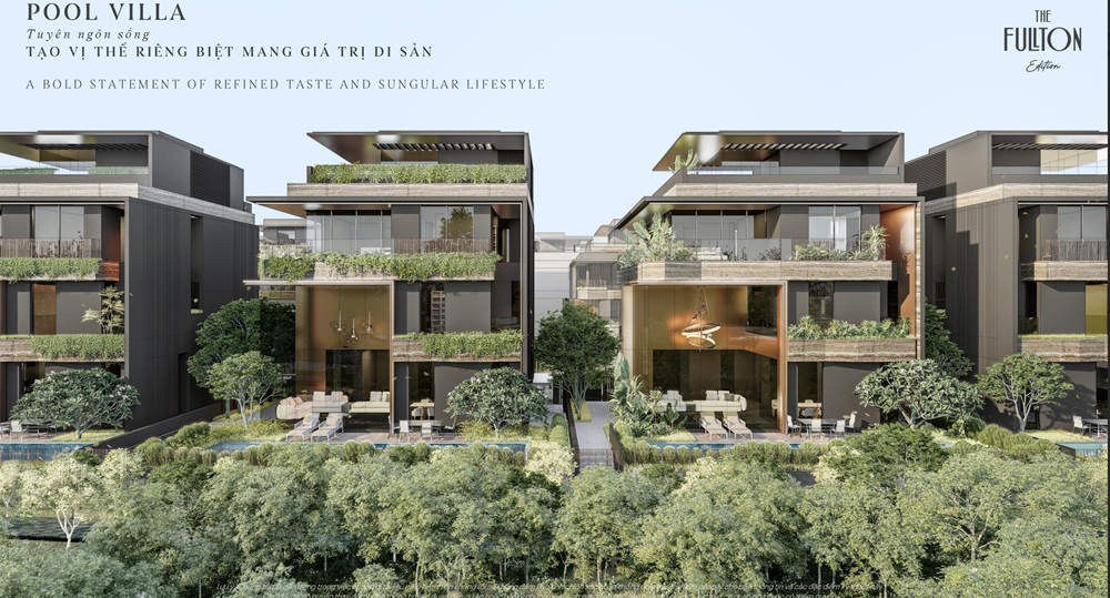 Biệt thự đơn lập Pool Villa The Fullton Edition của CapitaLand Development CLD