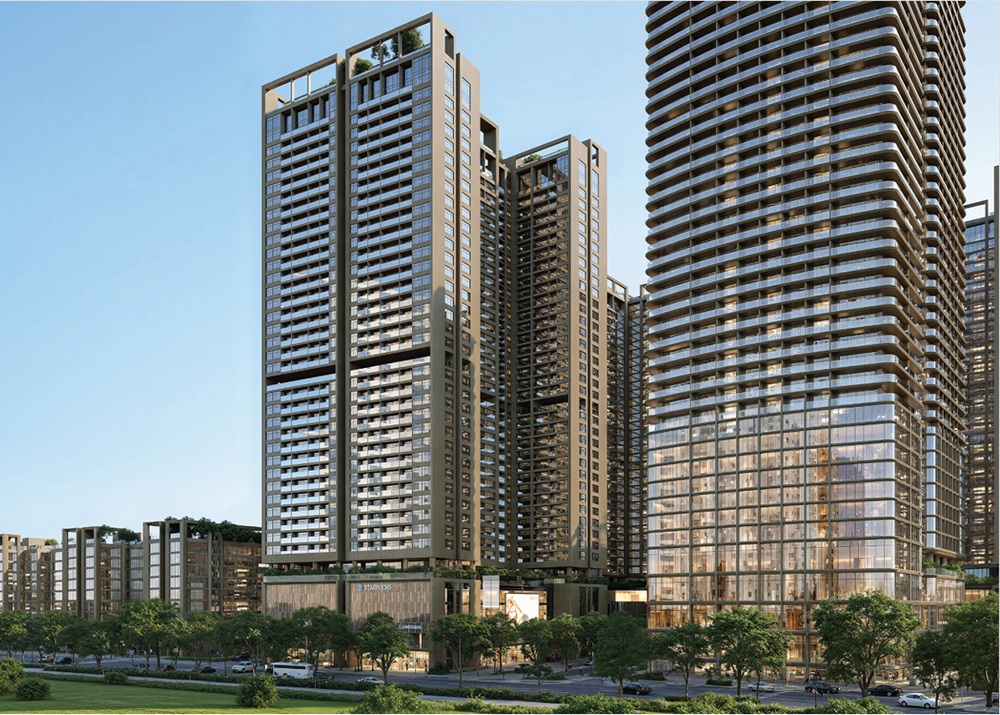 Phối cảnh Tòa Legend 3 chung cư Sunshine Legend City Văn Giang Hưng Yên