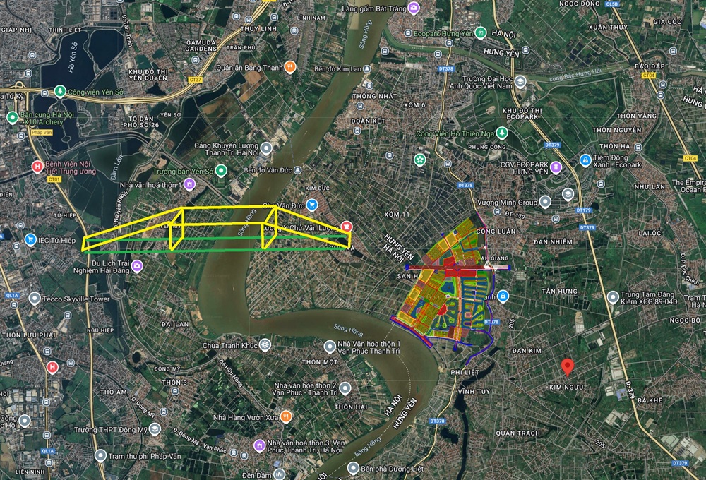 Quy hoạch dự án Alluvia City Văn Giang Hưng Yên của Chủ đầu tư Xuân Cầu