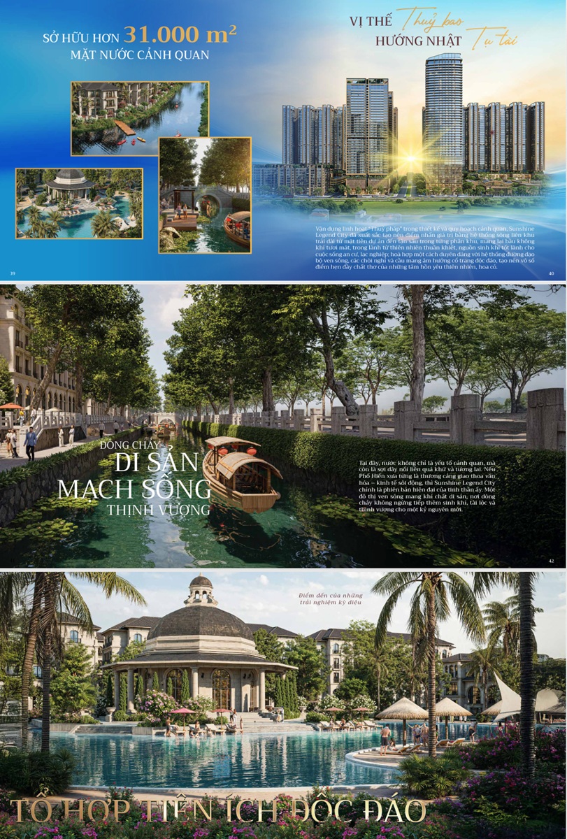 Tiện ích Tòa Legend 3 chung cư Sunshine Legend City Văn Giang Hưng Yên