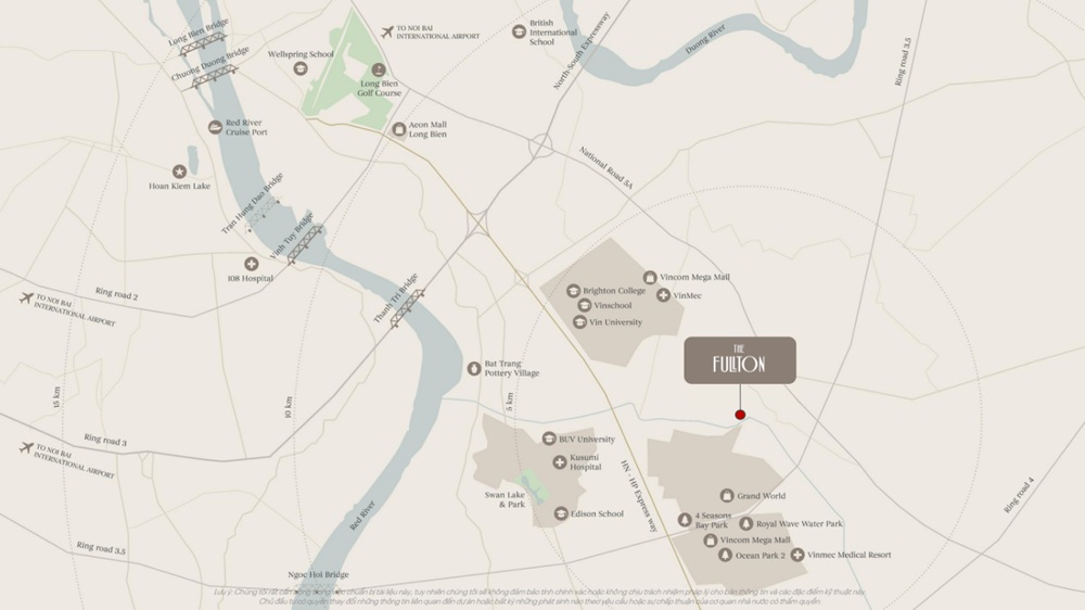 Vị trí The Fullton Edition của CapitaLand Development CLD