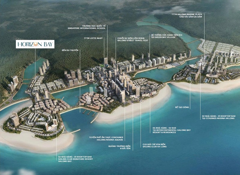 Biệt thự liền kề Horizon bay bán đảo 1, Khu đô thị Halong Marina, phường Bãi Cháy, TP. Hạ Long, Quảng Ninh