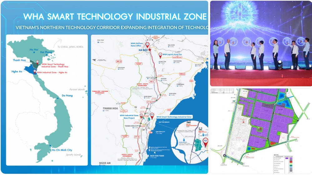 Dự án khu công nghiệp WHA Smart Technology - Thanh Hóa trị giá hơn 1.300 tỷ đồng