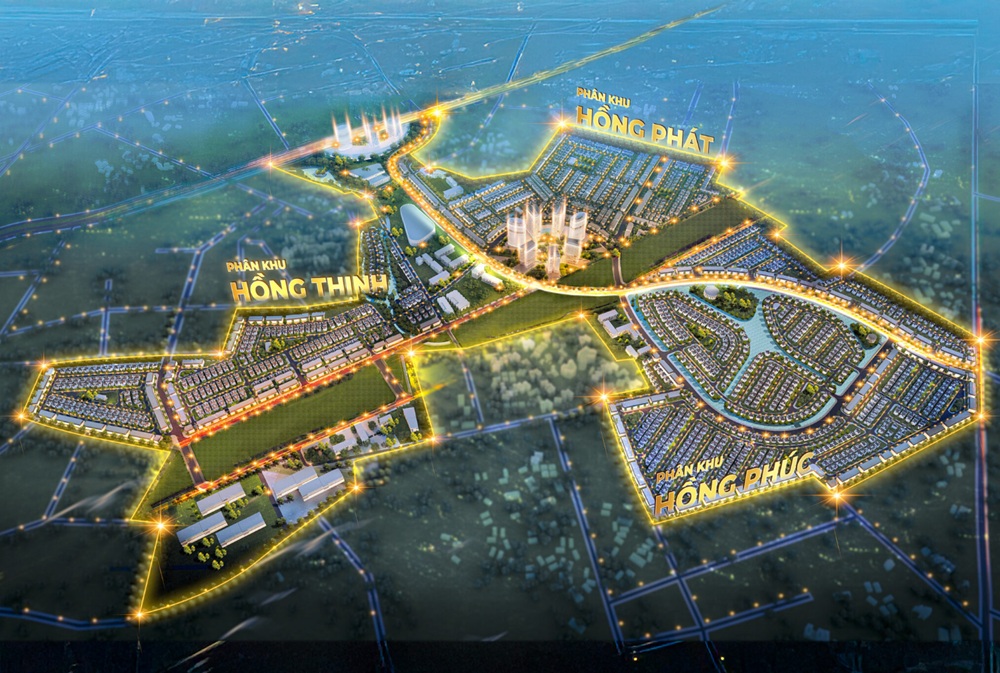 Khu đô thị Hồng Hạc City 200ha của Phú Mỹ Hưng, Song Liễu, Thuận Thành, Bắc Ninh