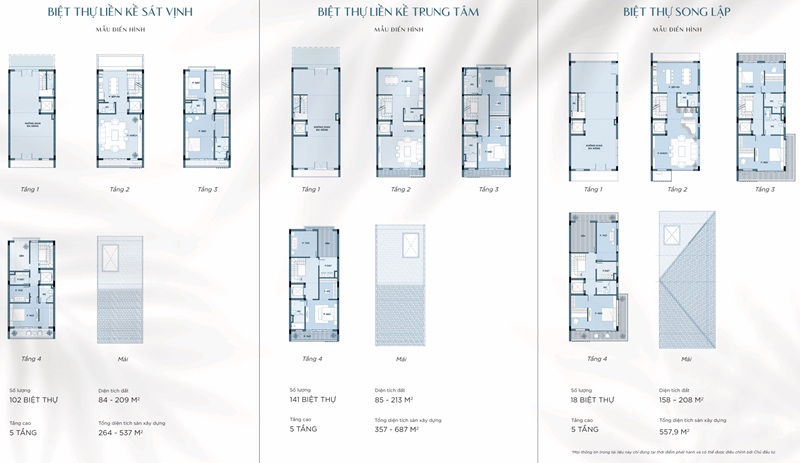 Layout biệt thự liền kề Horizon bay bán đảo 1, Khu đô thị Halong Marina, phường Bãi Cháy, TP. Hạ Long, Quảng Ninh