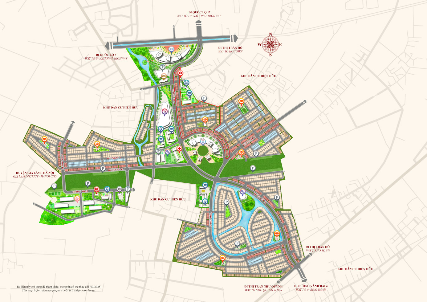 Phối cảnh Hồng Hạc City 200ha của Phú Mỹ Hưng, Song Liễu, Thuận Thành, Bắc Ninh