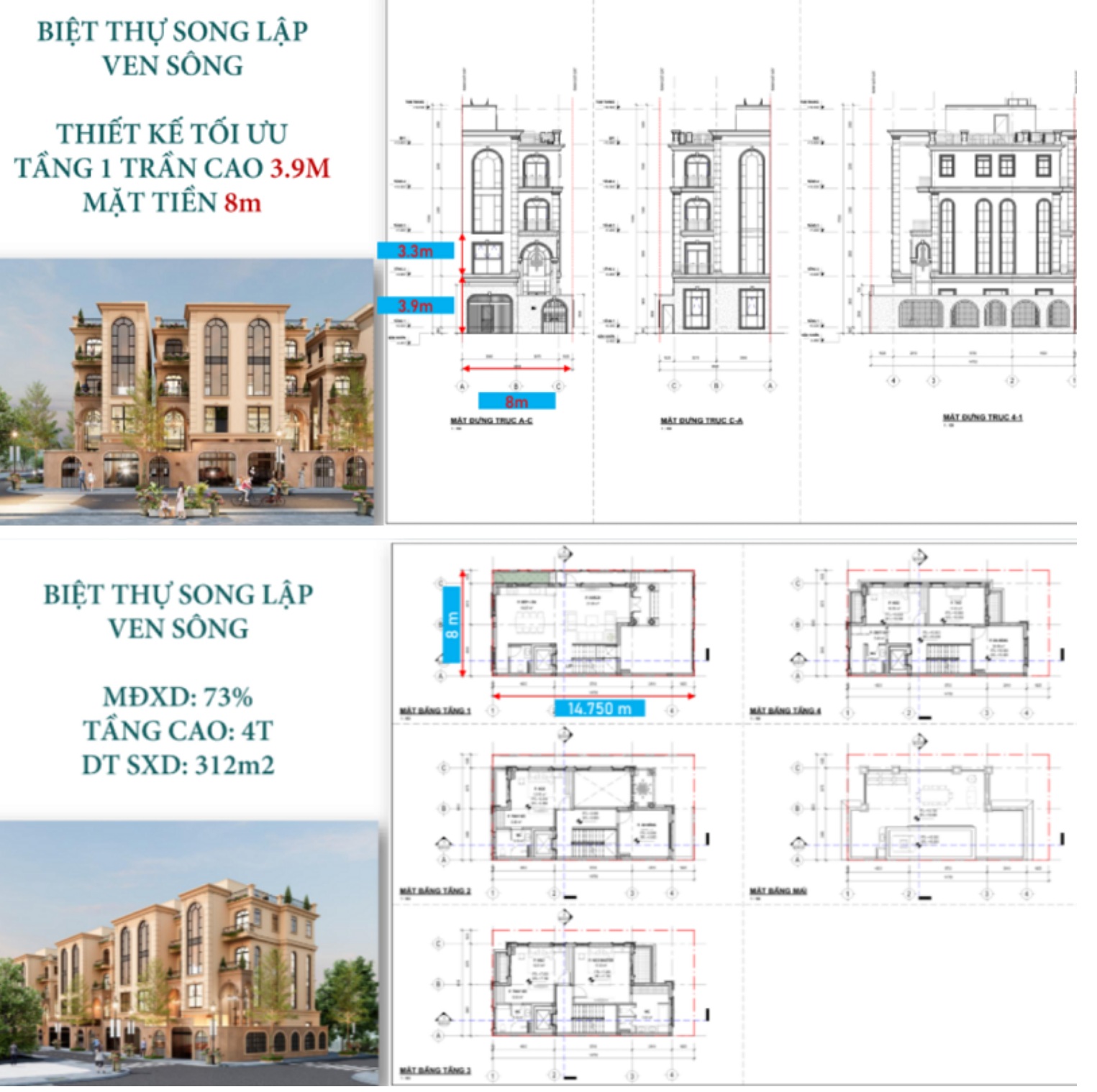 Biệt thự song lập Phú Thị Riverside mở bán liền kề, biệt thự, shophouse, căn hộ chung cư