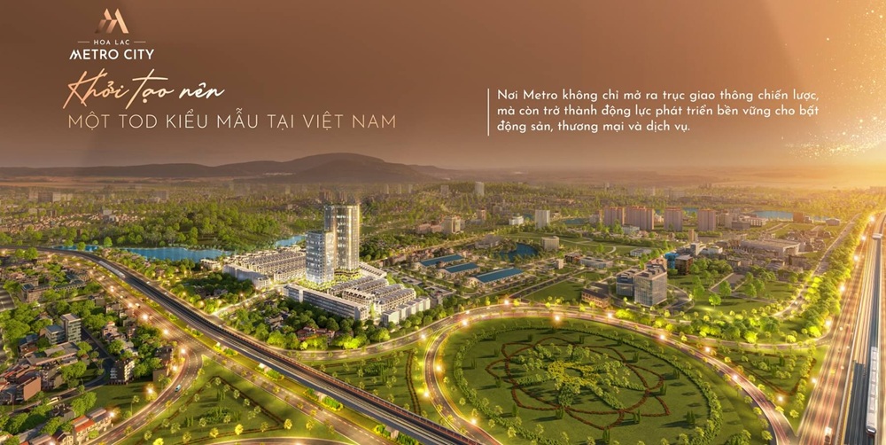 Dự án Metro City Hòa Lạc có tổng 192 căn biệt thự liền kề, shopouse và 1 tòa văn phòng, 1 tòa chung cư
