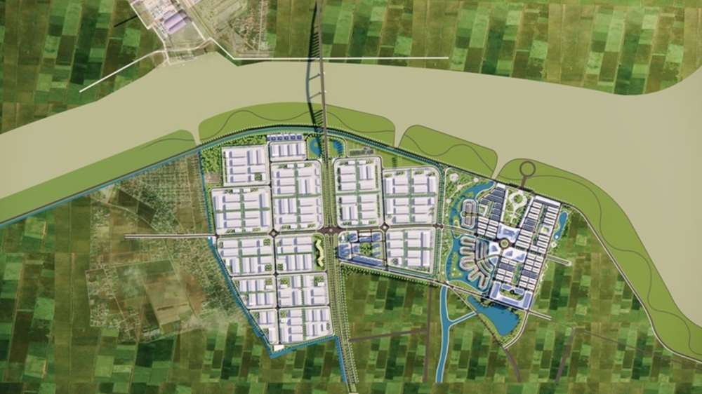 Khu công nghiệp Hải Long nằm trên địa bàn xã Đông Tiền Hải, tỉnh Hưng Yên