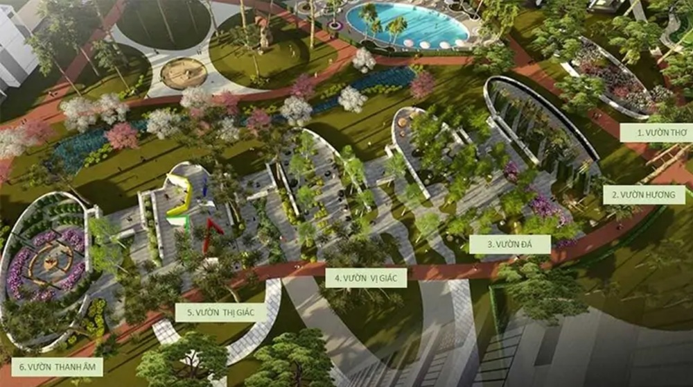 Mandala Hồng Hà Eco City khu vui chơi