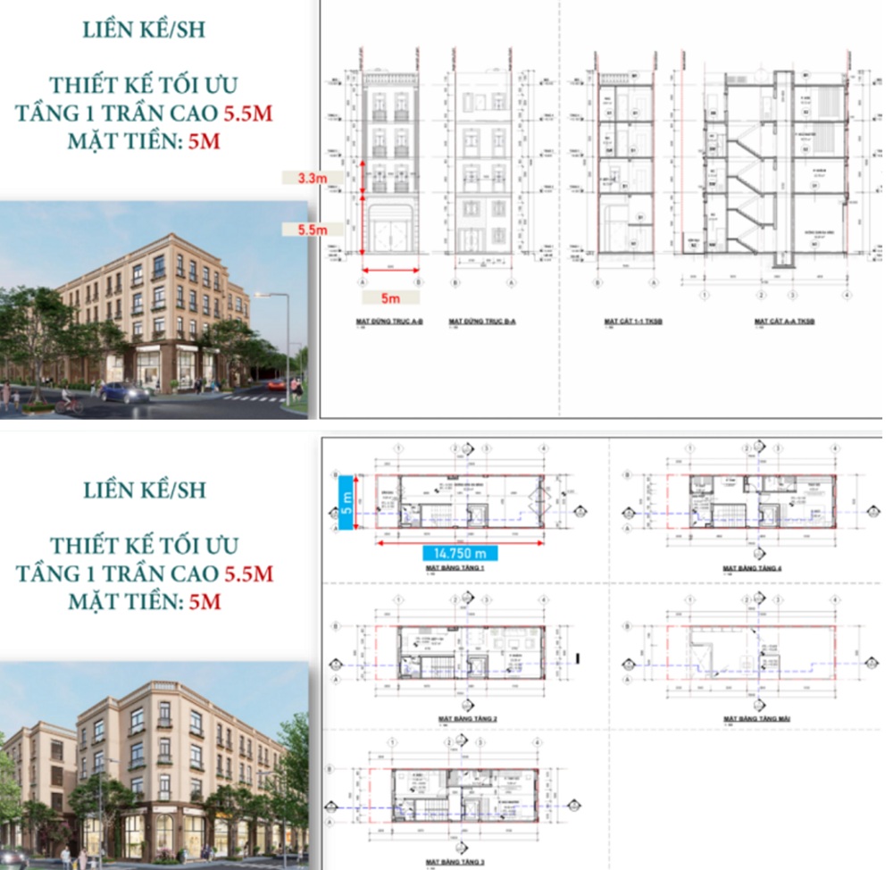 Phú Thị Riverside mở bán liền kề