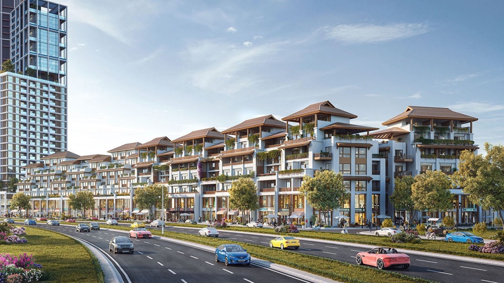Shophouse liền kề Dự án Metro City Hòa Lạc có tổng 192 căn biệt thự liền kề, shopouse và 1 tòa văn phòng, 1 tòa chung cư