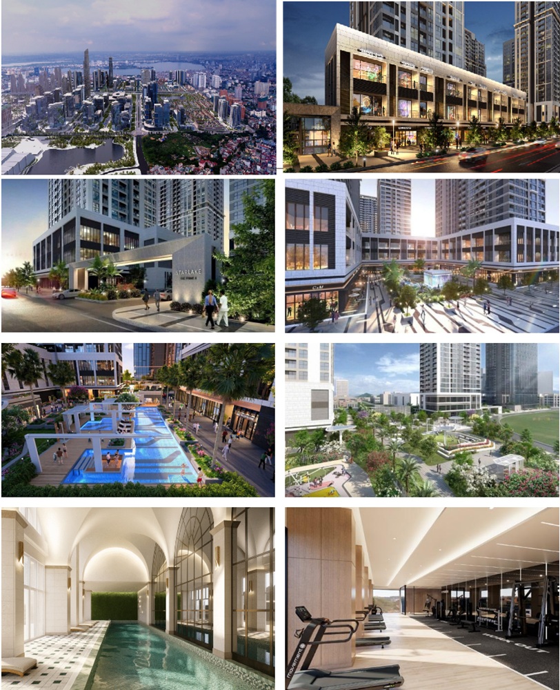 Tiện ích Căn hộ chung cư The Prime Starlake Tây Hồ Tây Khu đô thị Starlake