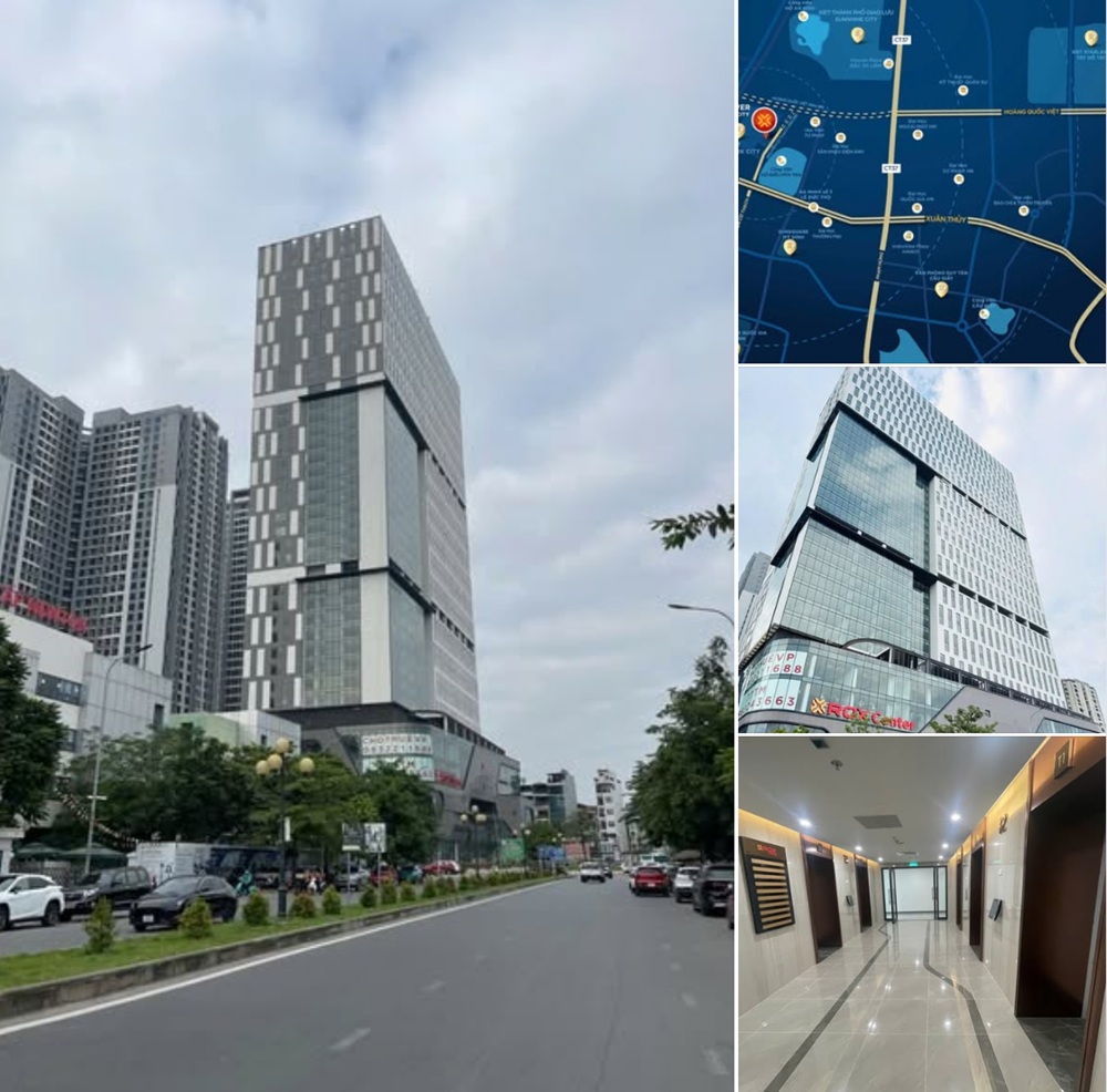 Văn phòng thuê ROX Tower 136 Hồ Tùng Mậu, phường Phú Diễn, quận Bắc Từ Liêm, Hà Nội.