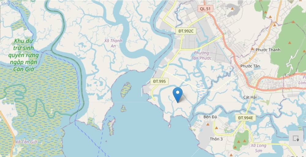 Vị trí Khu công nghiệp dầu khí Long Sơn TP.HCM