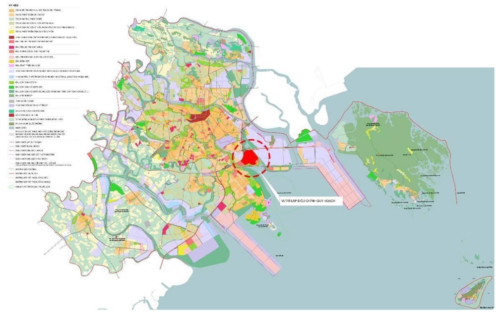 Vị trí Khu đô thị Tràng Cát có quy mô 585 ha, nằm tại phường Tràng Cát, quận Hải An, thuộc khu kinh tế Đình Vũ – Cát Hải