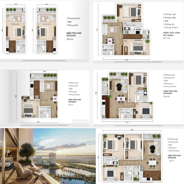 căn hộ Central Residence