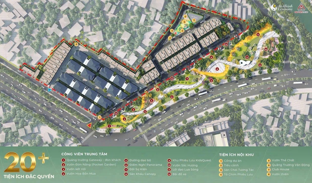 liền kề biệt thự an khánh ecomony mở bán 105 căn thấp tầng