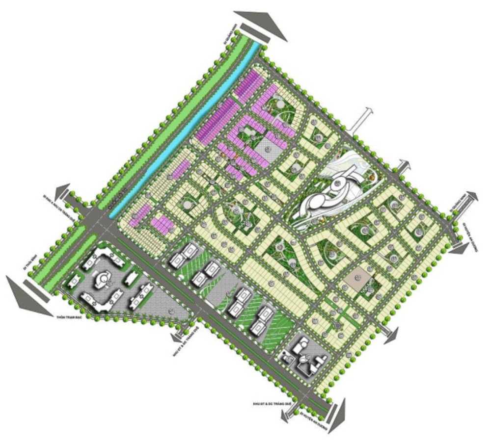 mặt bằng Khu đô thị Tràng Duệ - Seoul Ecohome Hải Phòng