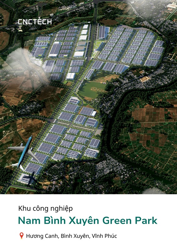 mặt bằng Nam Bình Xuyên Green Park Khu công nghiệp Xanh & Thông minh nổi bật tại tỉnh Phú Thọ, Việt Nam