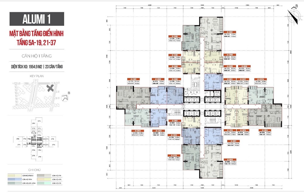 Căn hộ chung cư Alumi 1 dự án Alluvia City