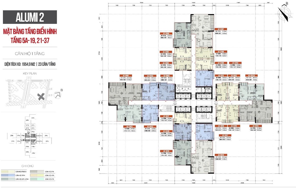 Căn hộ chung cư Alumi 2 dự án Alluvia City