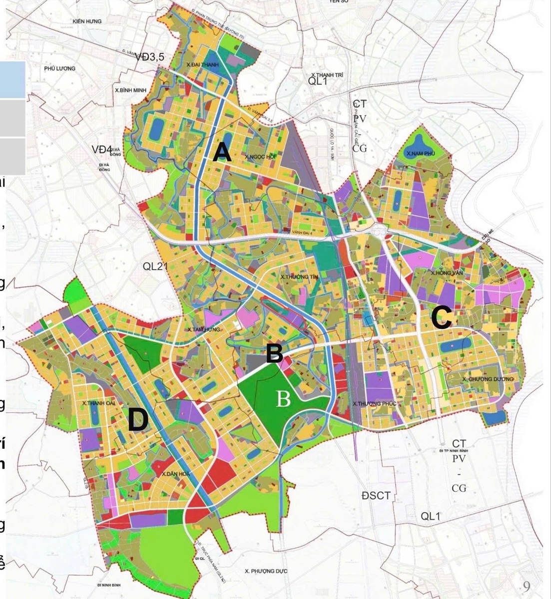 Dự án Vinhomes Olympic Hà Nội bao gồm 4 phân khu A, B, C, D